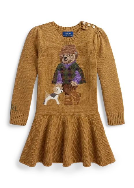 Ralph Lauren Polo Bear Sweater Dress