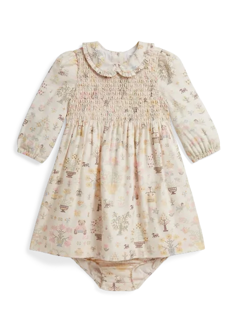 Ralph Lauren Steeplechase Cotton Dress & Bloomer