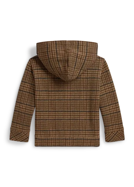 Ralph Lauren Polo Bear Tweed-Print Hoodie