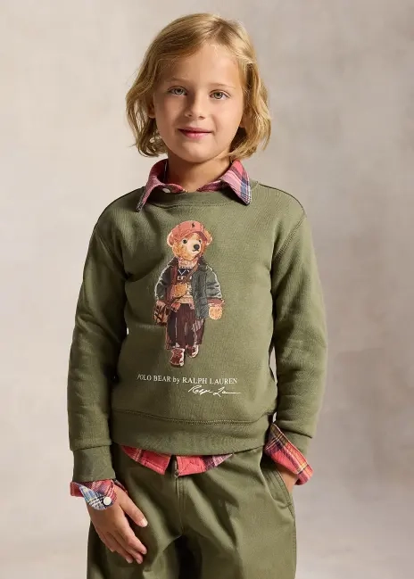 Ralph Lauren Polo Bear Fleece Sweatshirt