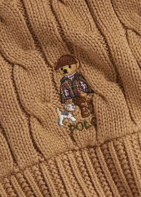 Ralph Lauren Polo Bear Cotton Scarf