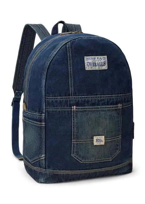 Ralph Lauren Indigo Canvas Backpack
