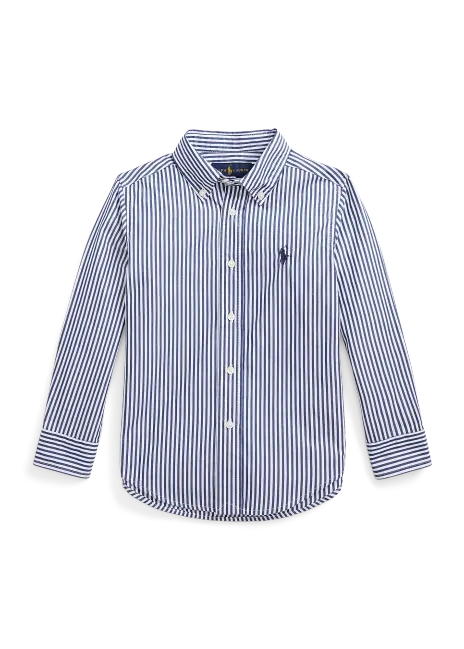Ralph Lauren Striped Cotton Poplin Shirt