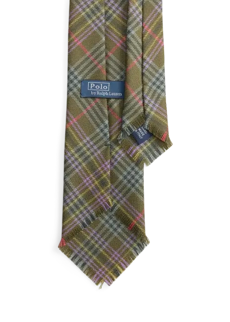 Ralph Lauren Graduate Fringe Tartan Tie