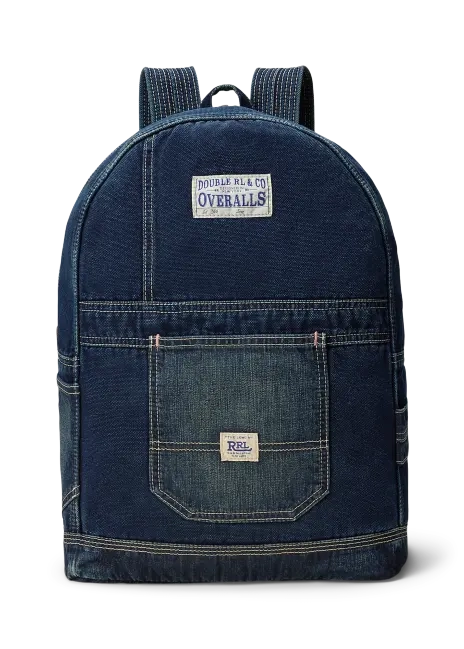 Ralph Lauren Indigo Canvas Backpack