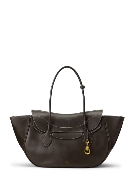 Ralph Lauren Polo Blaze Leather Large Shoulder Bag