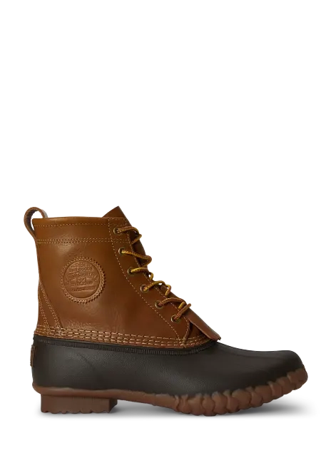 Ralph Lauren Harvey Leather Duck Boot