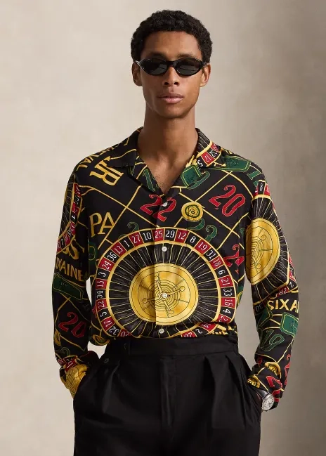 Ralph Lauren Classic Fit Casino Camp Shirt