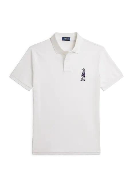 Ralph Lauren Custom Slim Fit Dog-Embroidered Polo