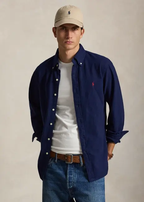Ralph Lauren Classic Fit Brushed Flannel Shirt