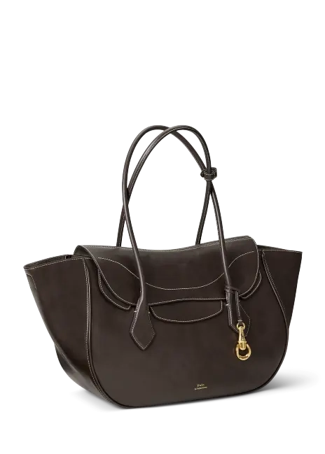 Ralph Lauren Polo Blaze Leather Large Shoulder Bag