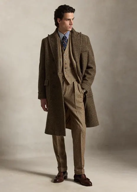 Ralph Lauren The Herringbone Tweed Polo Coat