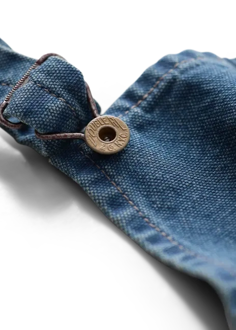 Ralph Lauren Logo Indigo Canvas Apron