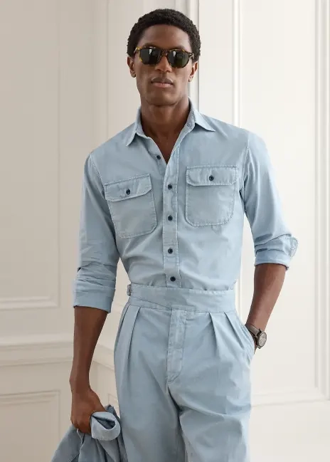 Ralph Lauren Garment-Dyed Twill Shirt