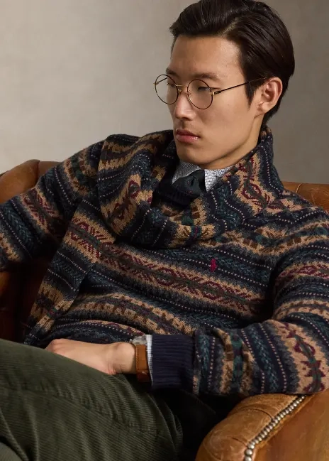 Ralph Lauren Fair Isle Wool Sweater