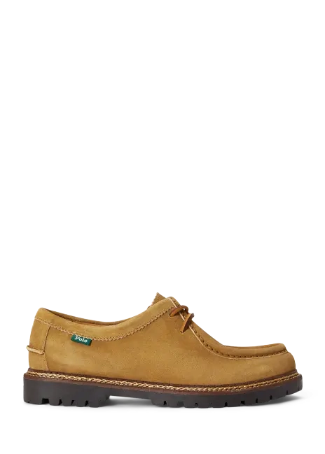 Ralph Lauren Jett Delavé Suede Moc-Toe Shoe