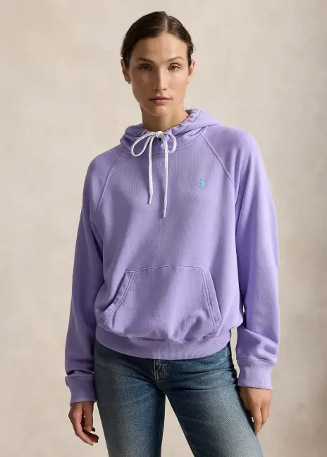 Ralph Lauren Shrunken Fit Lightweight Fleece Hoodie
