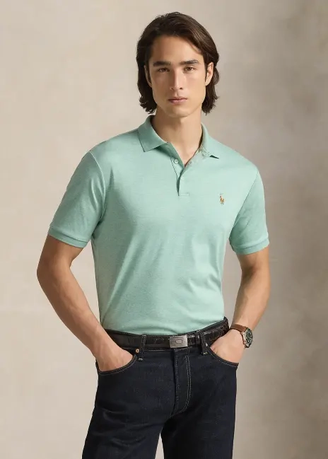 Ralph Lauren Custom Slim Fit Soft Cotton Polo Shirt