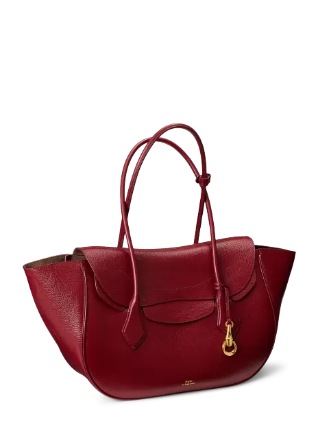 Ralph Lauren Polo Blaze Leather Large Shoulder Bag