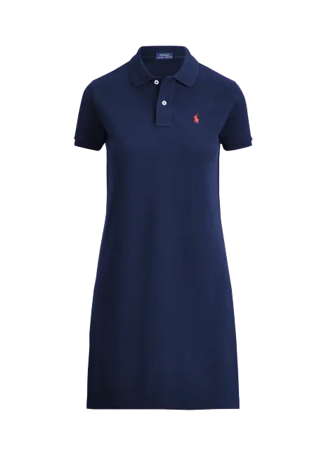 Ralph Lauren Cotton Mesh Polo Dress