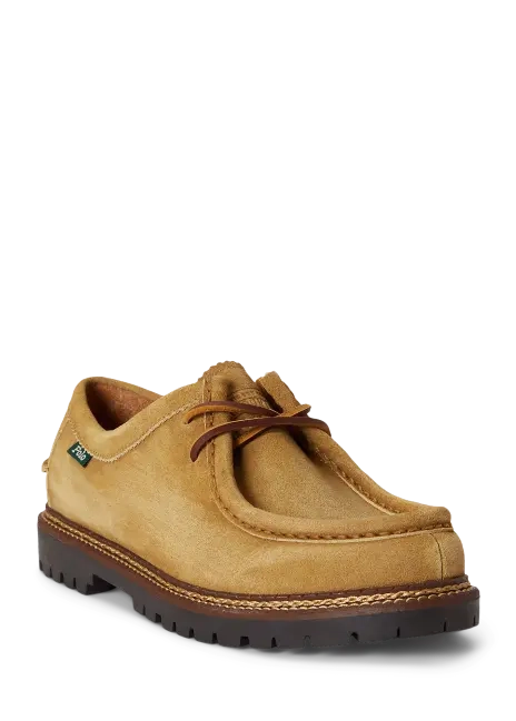 Ralph Lauren Jett Delavé Suede Moc-Toe Shoe