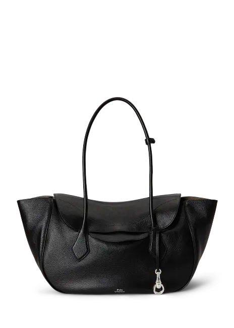 Ralph Lauren Polo Blaze Leather Large Shoulder Bag