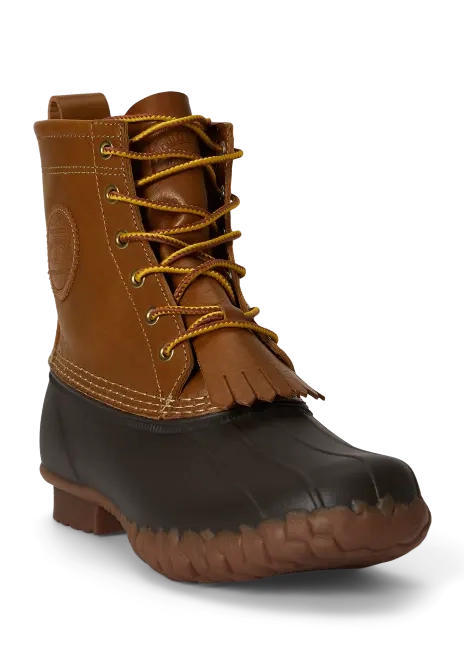 Ralph Lauren Harvey Leather Duck Boot