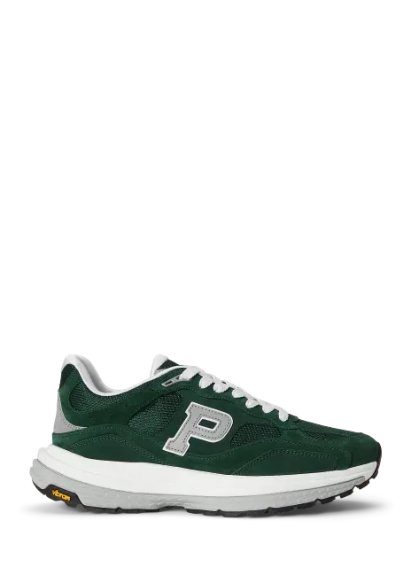 Ralph Lauren Modern Trainer 200 Suede-Paneled Sneaker