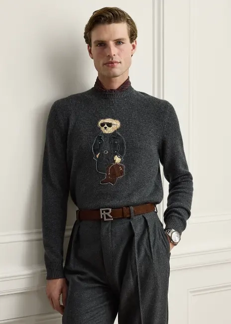 Ralph Lauren Polo Bear Cashmere Sweater