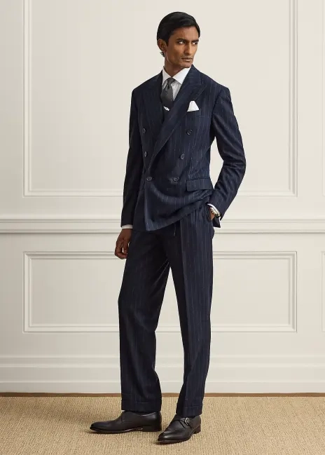Ralph Lauren Ralph Hand-Tailored Chalk-Stripe Suit