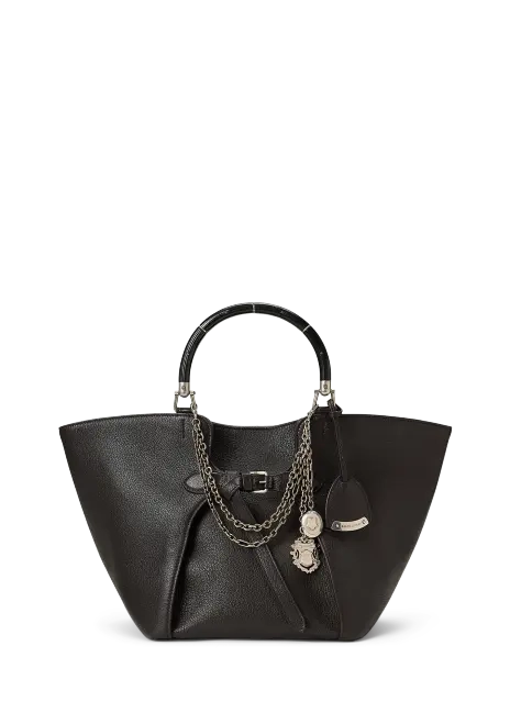 Ralph Lauren The Ralph Chain-Trim Goatskin Tote