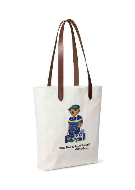 Ralph Lauren US Open Polo Bear Shopper Tote