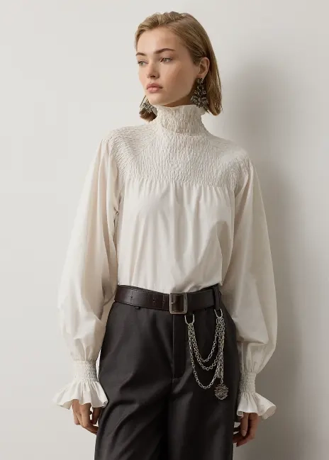 Ralph Lauren Maddison Poplin Blouse