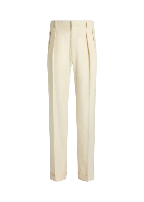 Ralph Lauren Glenn Hand-Tailored Flannel Trouser