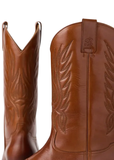 Ralph Lauren Leather Western Boot