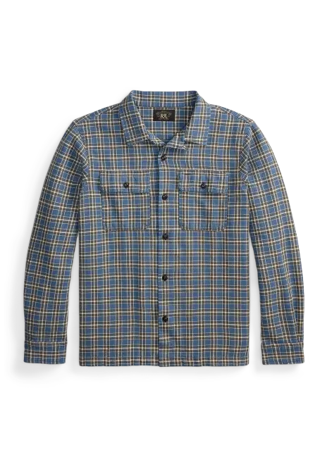Ralph Lauren Plaid Twill Camp Shirt