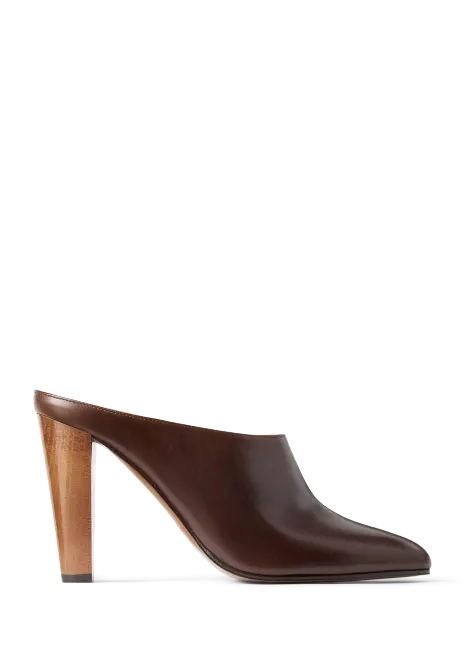 Ralph Lauren Ashtyn 95 MM Calfskin Mule