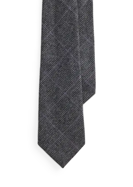 Ralph Lauren Mini-Tick-Weave Wool-Cashmere Tie