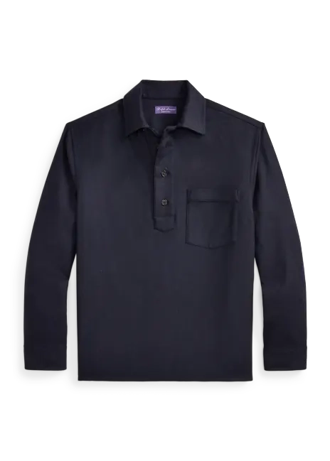 Ralph Lauren Relaxed Fit Cashmere-Blend Popover Shirt