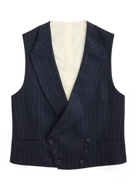 Ralph Lauren Hand-Tailored Chalk-Stripe Vest