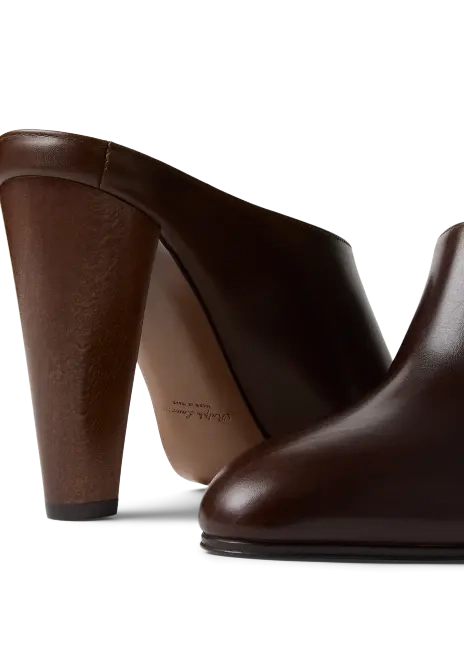 Ralph Lauren Ashtyn 95 MM Calfskin Mule