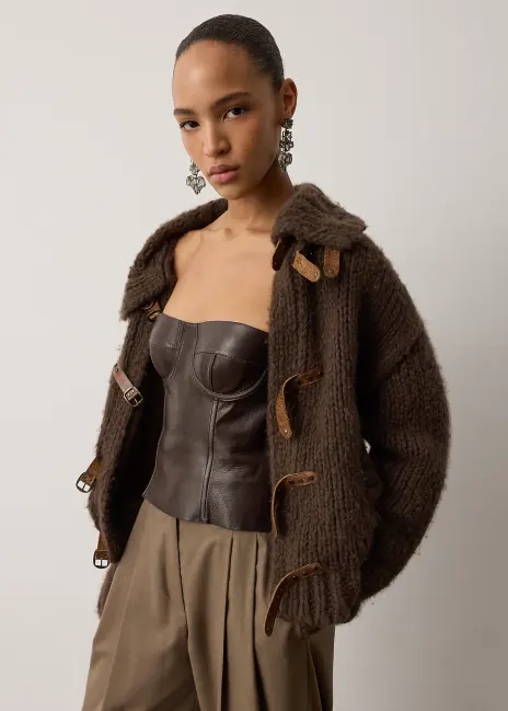Ralph Lauren Cashmere Sweater Flight Jacket
