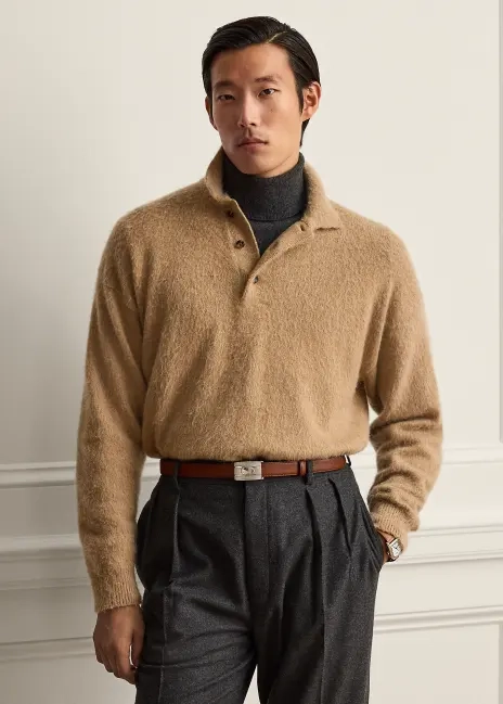 Ralph Lauren Relaxed Fit Cashmere-Wool Sweater