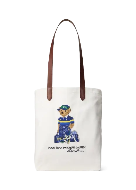 Ralph Lauren US Open Polo Bear Shopper Tote