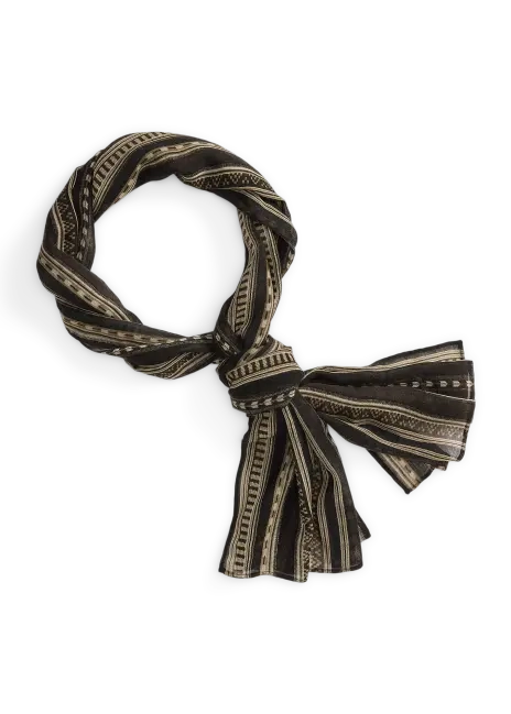 Ralph Lauren Striped Wool Scarf