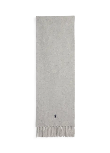 Ralph Lauren Fringe-Trim Wool Scarf