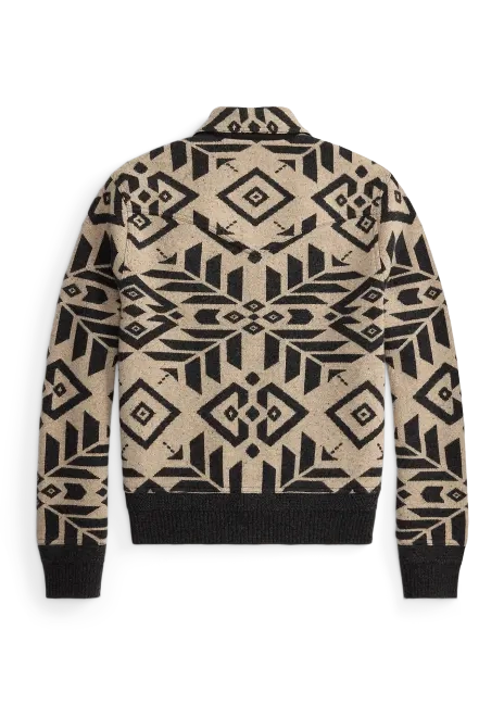 Ralph Lauren Wool Western Sweater Jacket