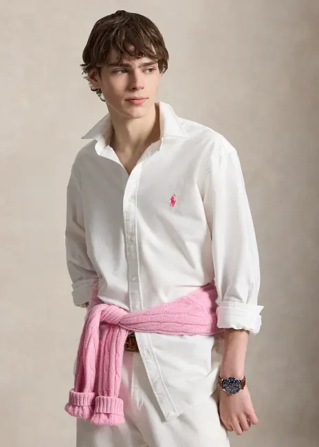 Ralph Lauren Pink Pony Cotton Oxford Shirt