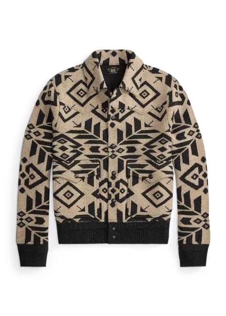 Ralph Lauren Wool Western Sweater Jacket