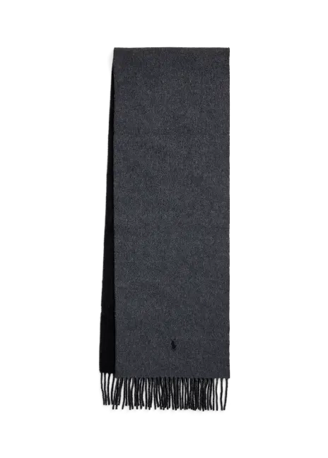 Ralph Lauren Fringe-Trim Wool Scarf